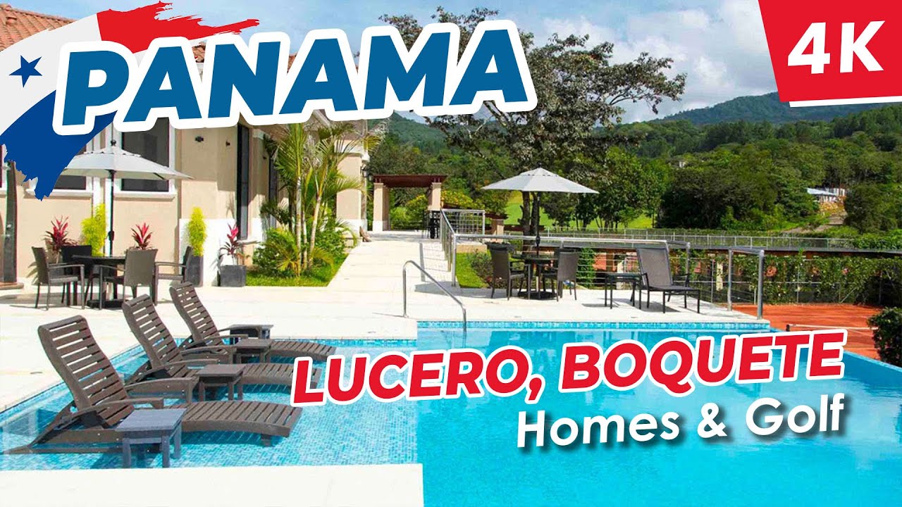 [4K] 🇵🇦 Gated communities in Boquete, Panama. Exploring Lucero - Homes & Golf Club