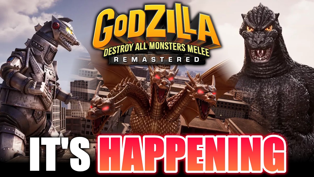 A NEW GODZILLA GAME!! - Destroy All Monsters Melee Remastered BREAKDOWN + DISCUSSION
