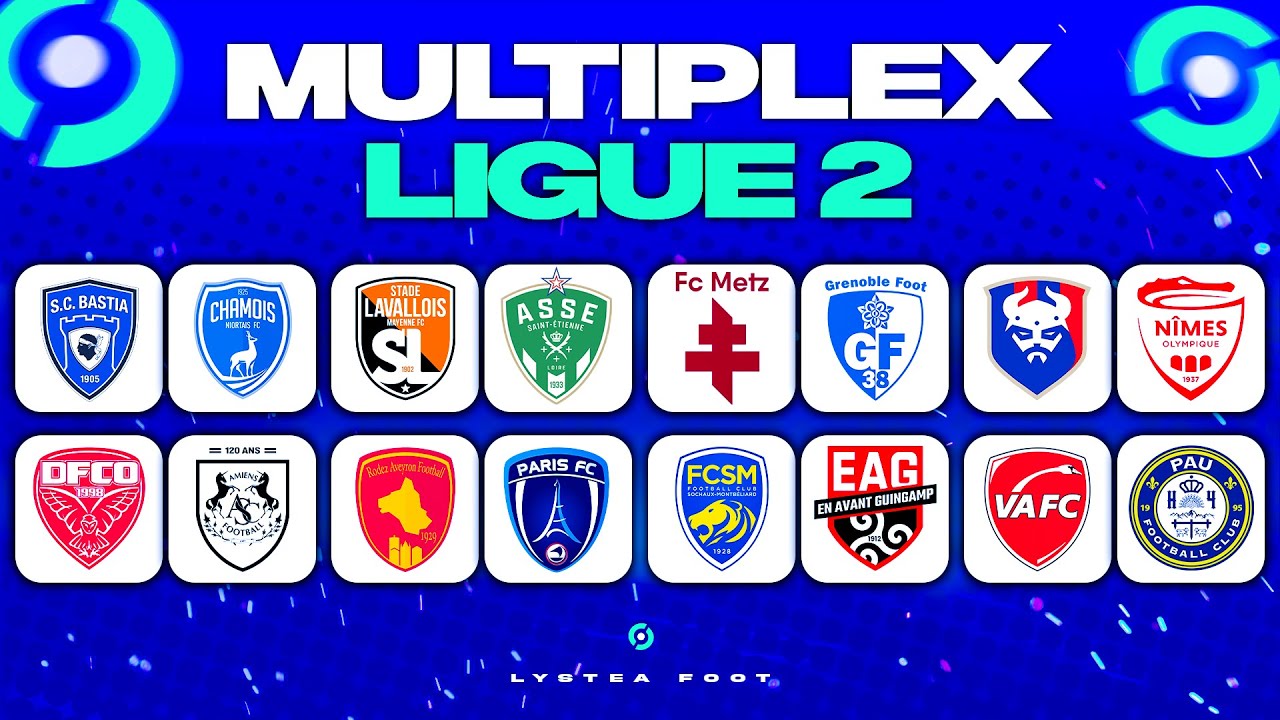 🔴 MULTIPLEX LIGUE 2 🔴 METZ - GF38, LAVAL - ASSE, SOCHAUX - EAG, CAEN - NIMES ... L2 J35 Direct Live