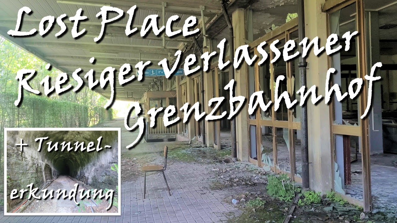 Lost Place - Riesiger unheimlicher Bahnhof - Tunnelerkundung
