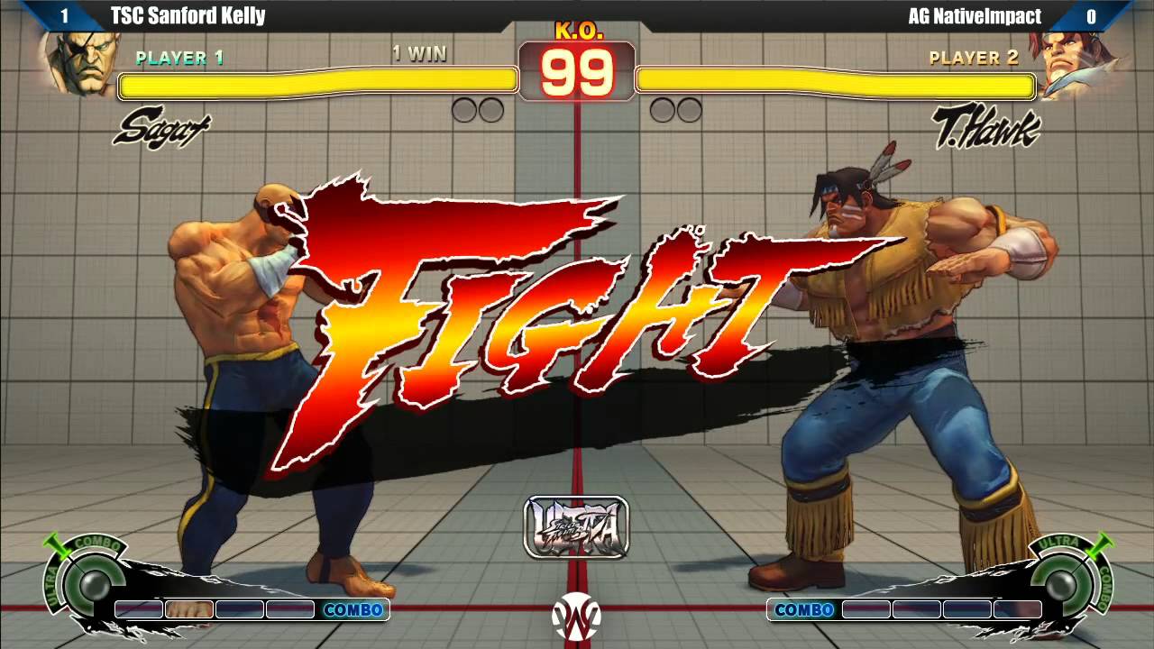 Cannes Winter Clash Qualifier - USF4 - TSC Sanford Kelly (Sagat) vs AG NativeImpact (T. Hawk)