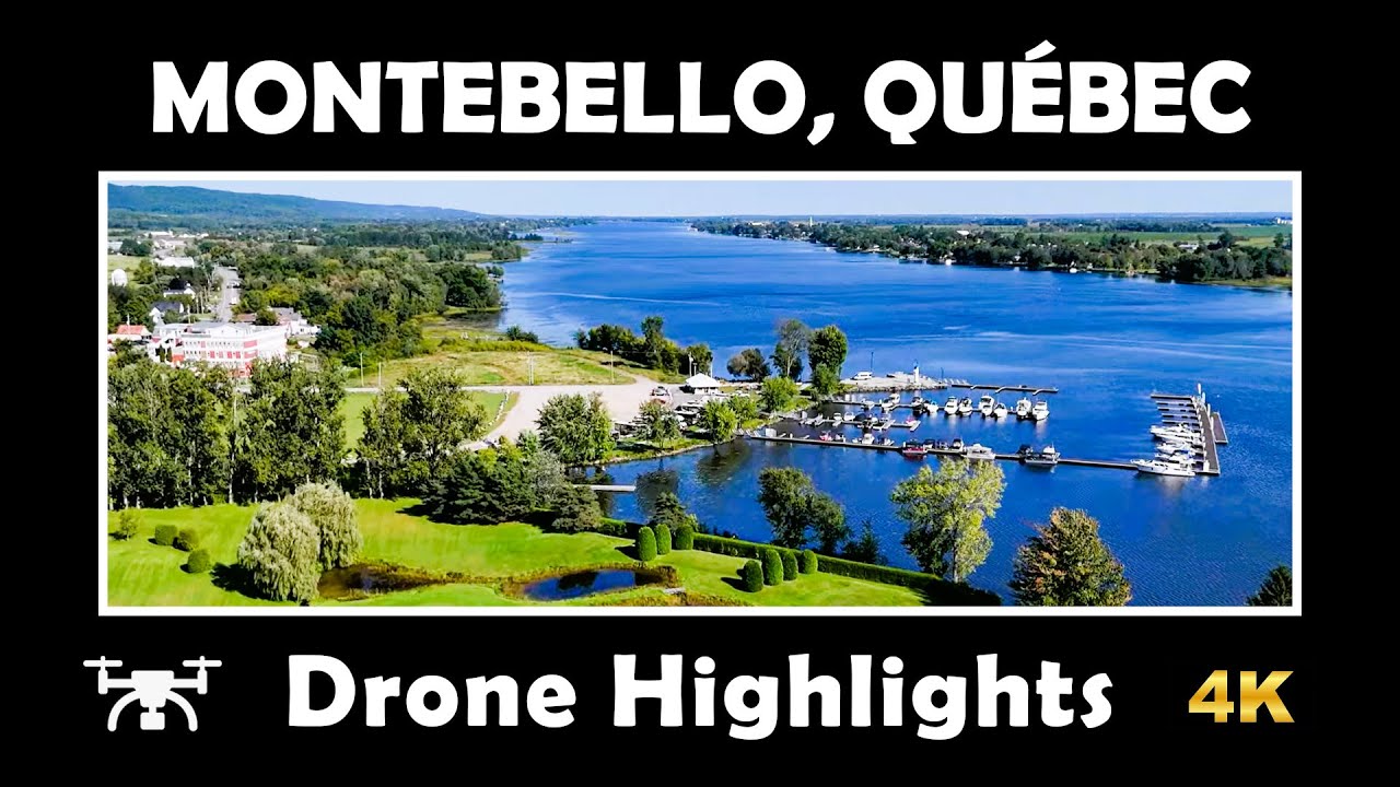 ⚜️ Stunning Aerial Views of Montebello, Qu&eacute;bec 🇨🇦 | 4K Drone Highlights with DJI Mini 4 Pro 🚁
