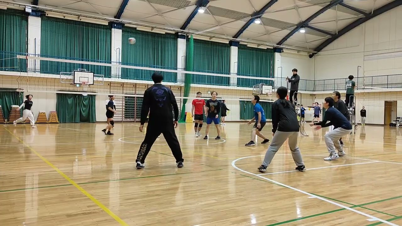 12/21男子6人制大会 vol1 #呑呑#バレーボール #volleyball #男子6人制 