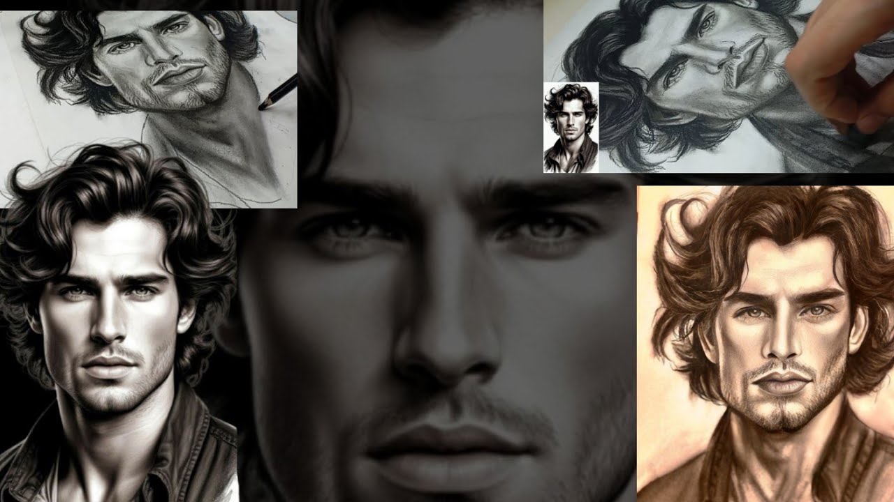 ✨ Realistic Male Portrait Drawing Tutorial | Step by Step Pencil Shading | Part 6