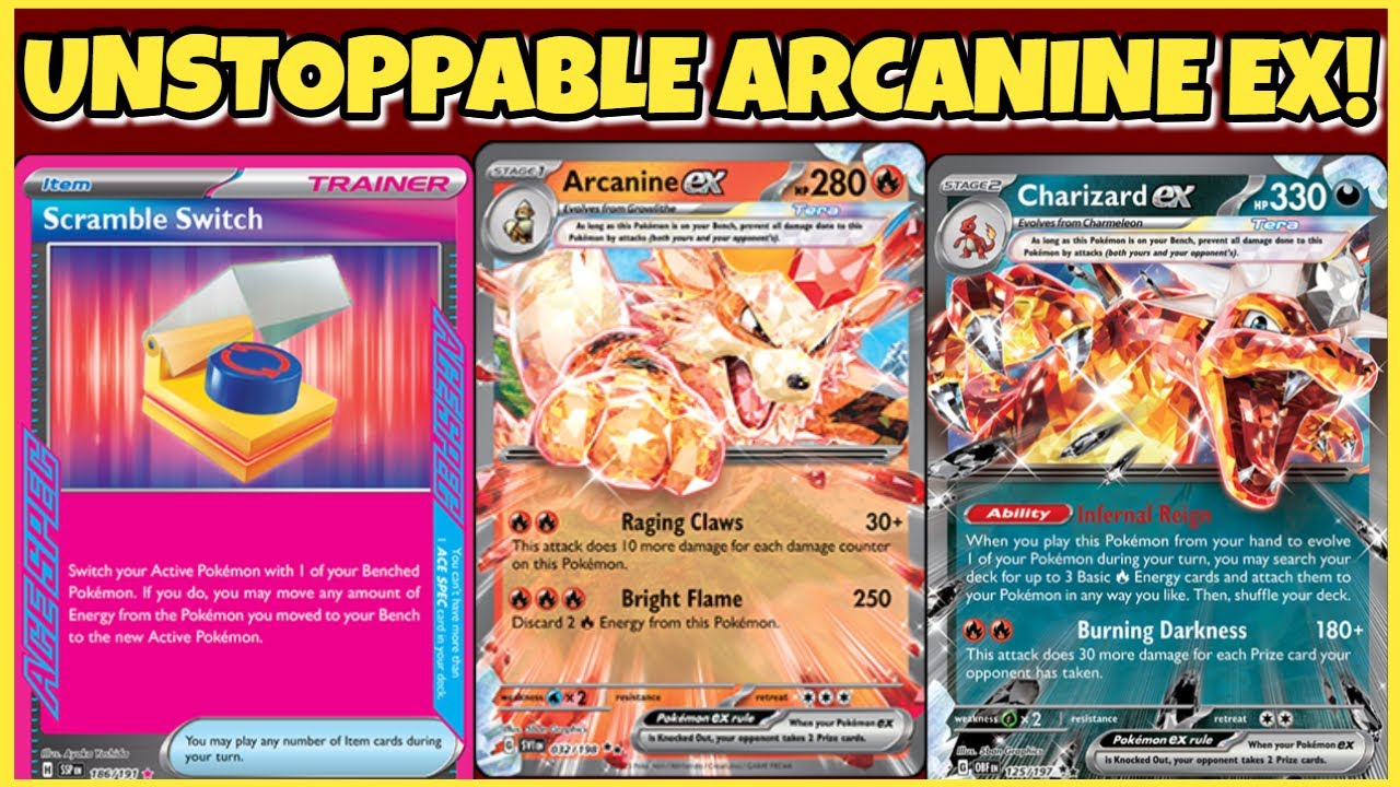 This Arcanine EX Deck is a Ranked Monster!