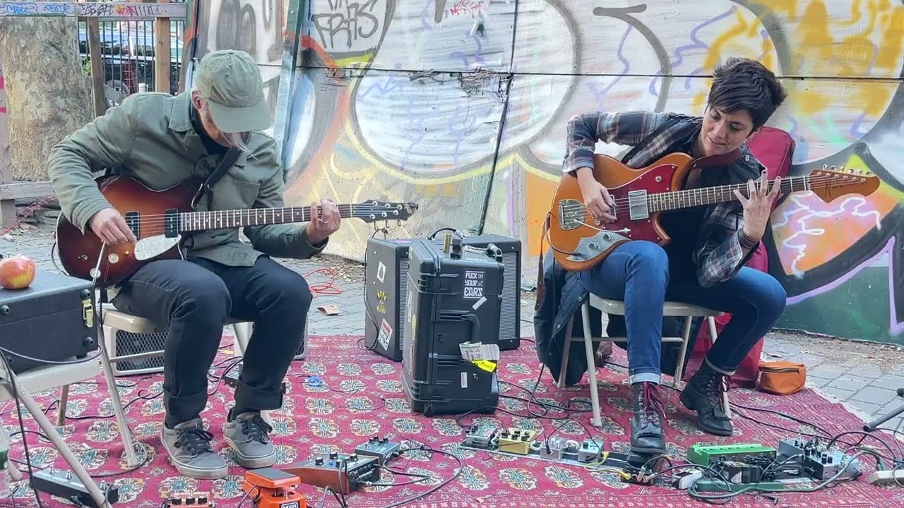 Ava Mendoza & Mike Baggetta duo - at First Street Green / Arts for Art - Oct 8 2022