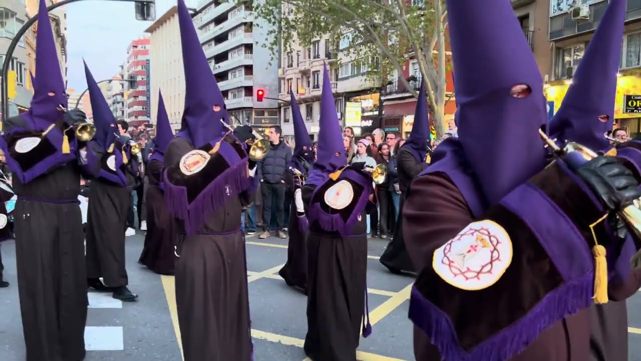 Semana Santa Zaragoza 2025 - Cofradía de la Coronación, jueves Santo