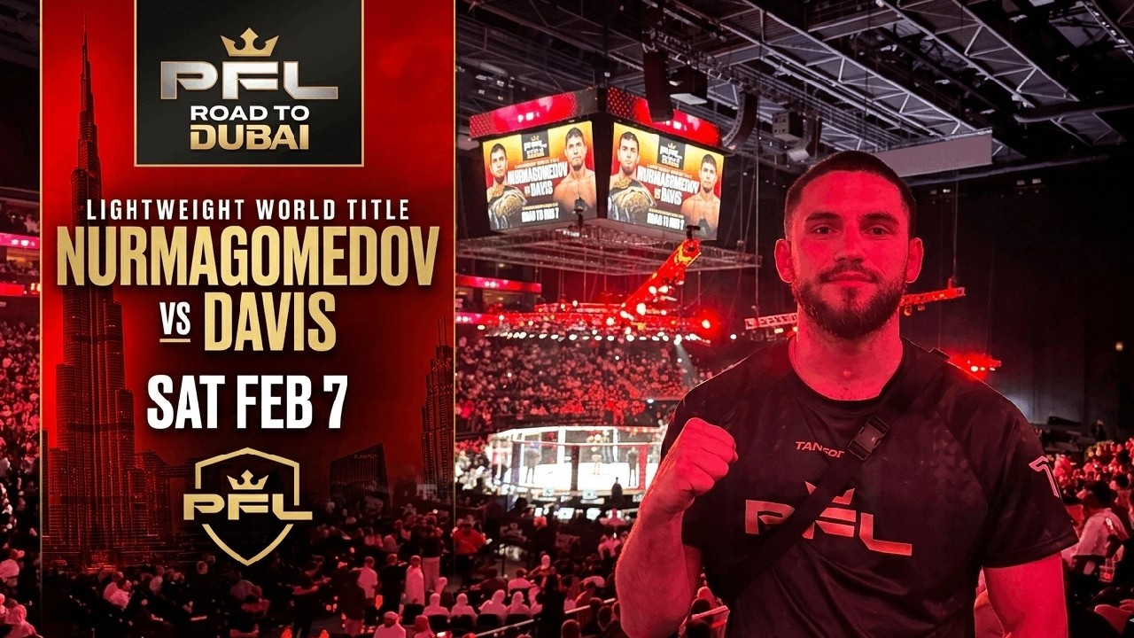 NURMAGOMEDOV VS Davis/ PFL Road to Dubai/ Two title fights/ RETIRING after winning the belt!