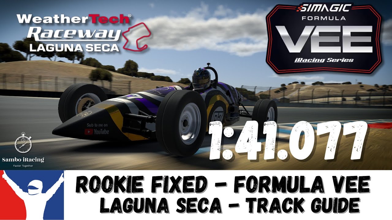 iRacing Formula Vee Laguna Seca - Track Guide - 
