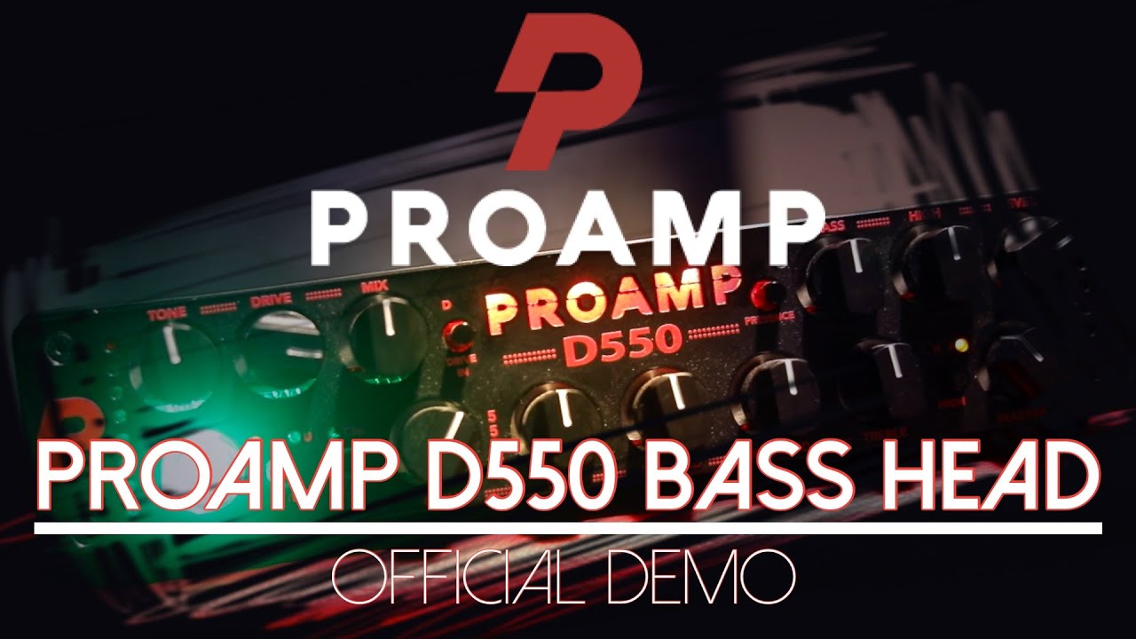 Proamp D550 Bass Head Amplifier Overview and Video Test