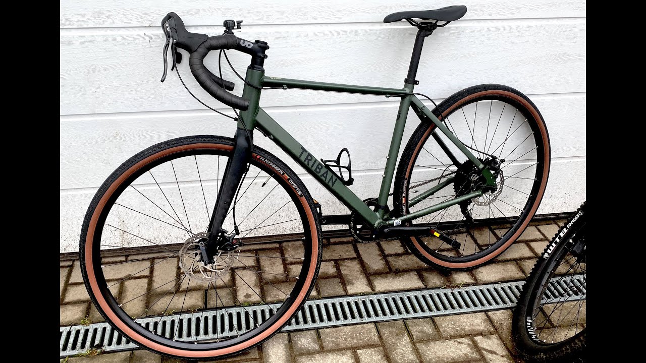 Abenteuer Jungfernfahrt 36km mit Gravelbike Triban Gravel GRVL 120 im Winter