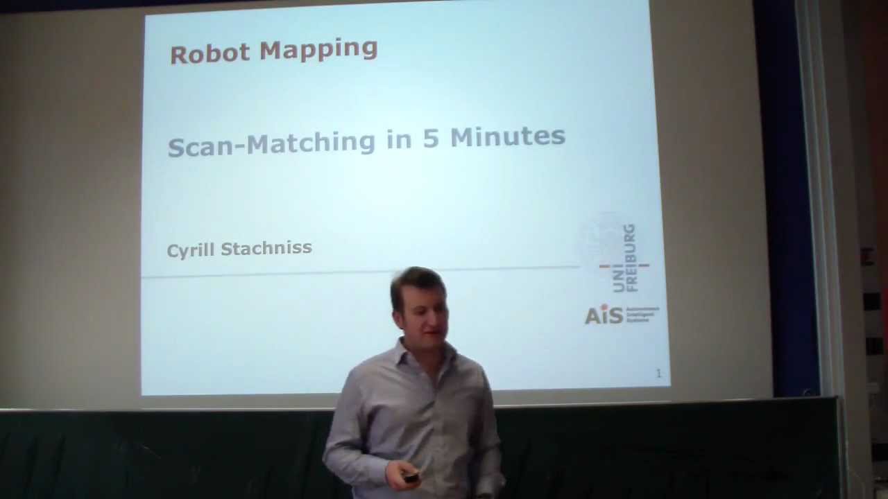 SLAM Course - 12 - Scan-Matching in 5 Min - Cyrill Stachniss