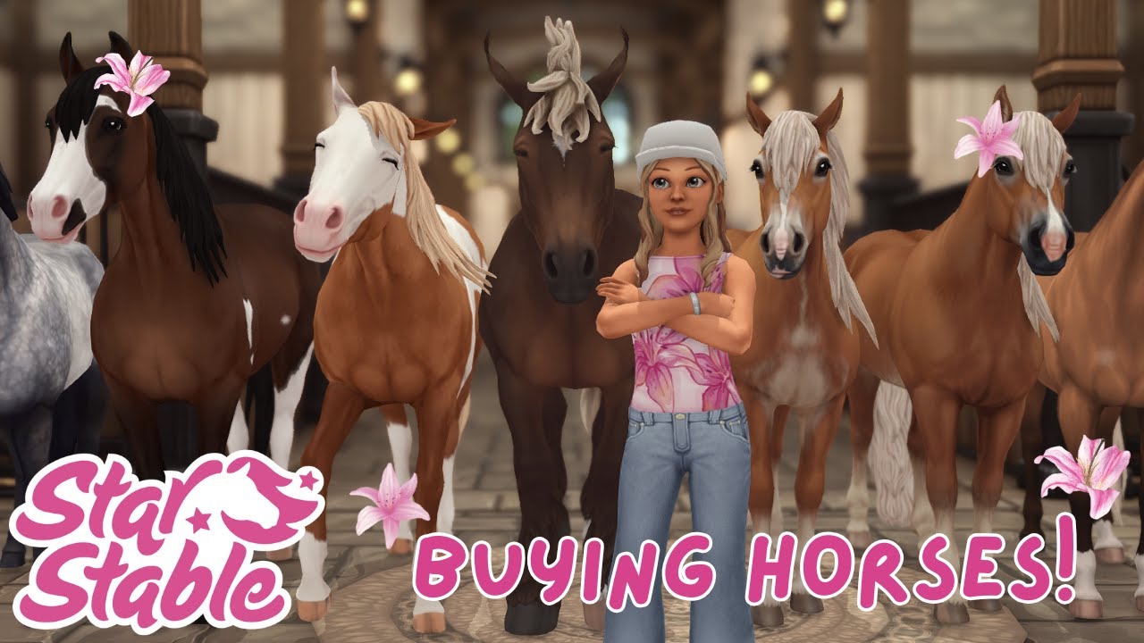 buying 9 new horses! 🛍️🐎 || star stable online