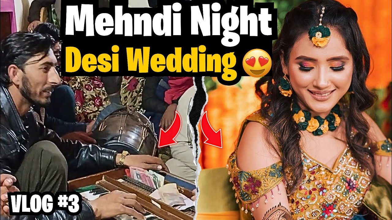Mehndi Night Vibes 🤩 | Desi Wedding Celebration