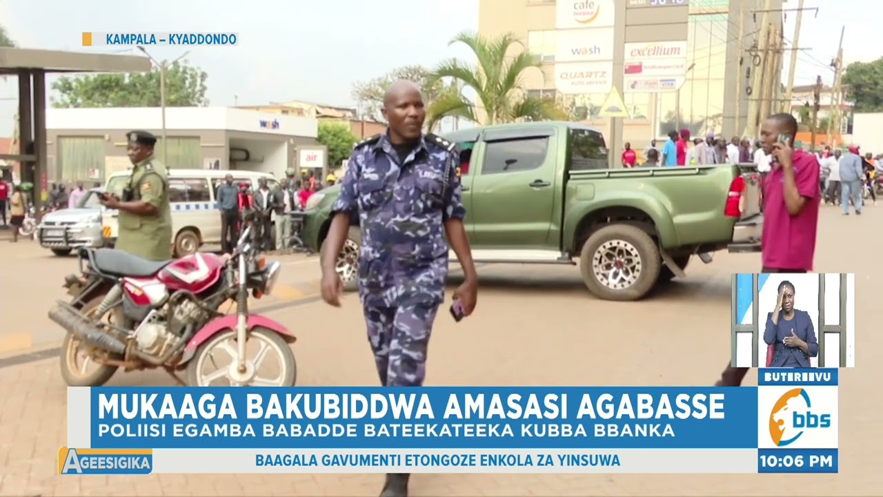 Poliisi Ekubye Ababbi Amasasi e Kamwokya Nebafiirawo, Babadde Bagezaako Kubba Bbanka