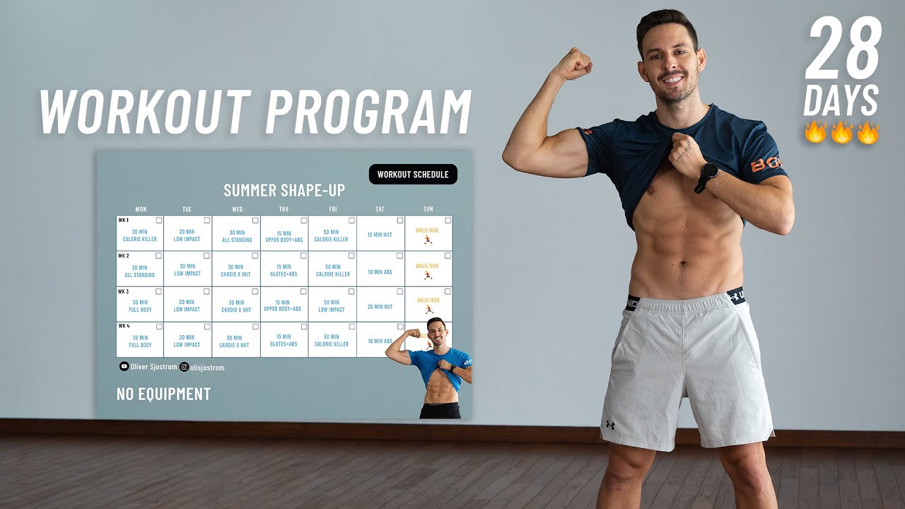 Летний челлендж &laquo;Shape-Up&raquo; | 4-недельная программа тренировок + руководство по диете и питанию дл...