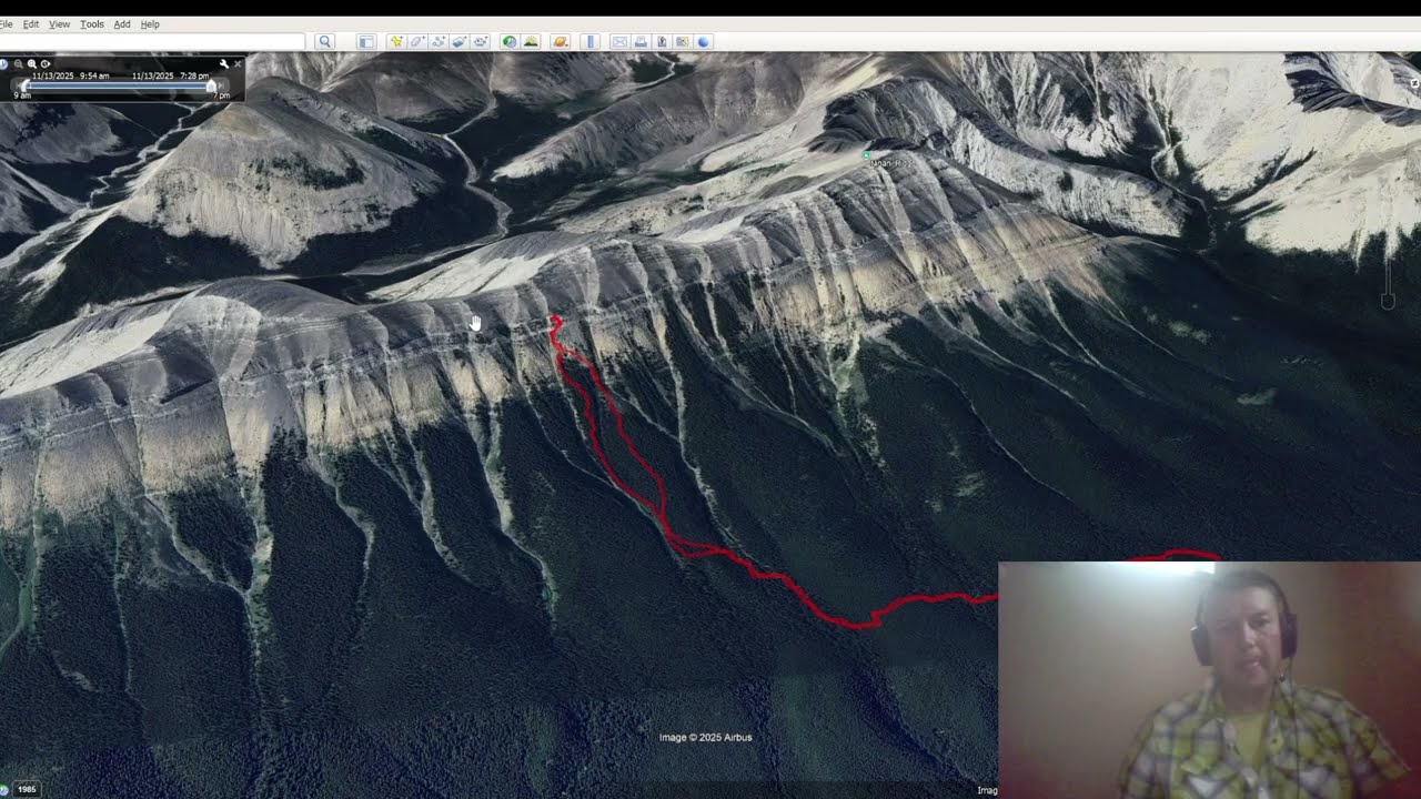 Attempting a direct line towards the middle of Nihahi Ridge