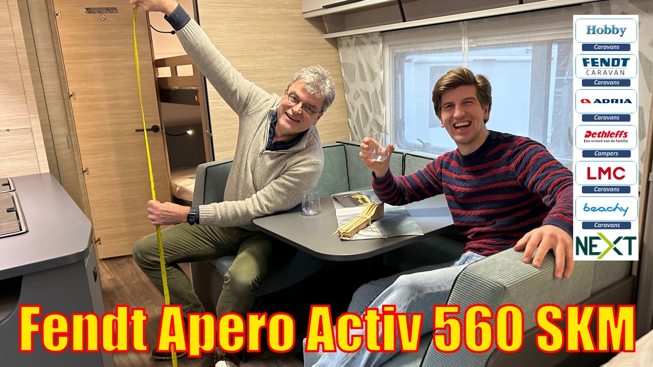 Fendt Apero Activ 560 SKM nu met  5113,=KORTING bij Meerbeek Caravans & Campers