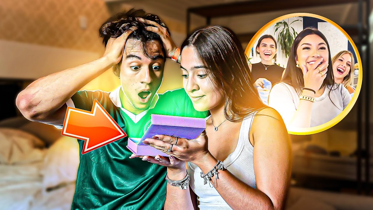 DEI UM PRESENTE PARA O CAUÃ E ELE QUASE CHOROU DE FELICIDADE!