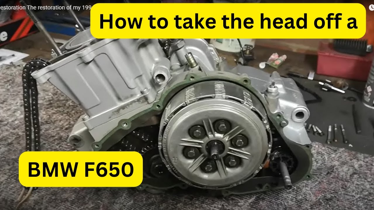 Head OFF my 1994 BMW F650 Funduro  | #motorcycle restoration Biker