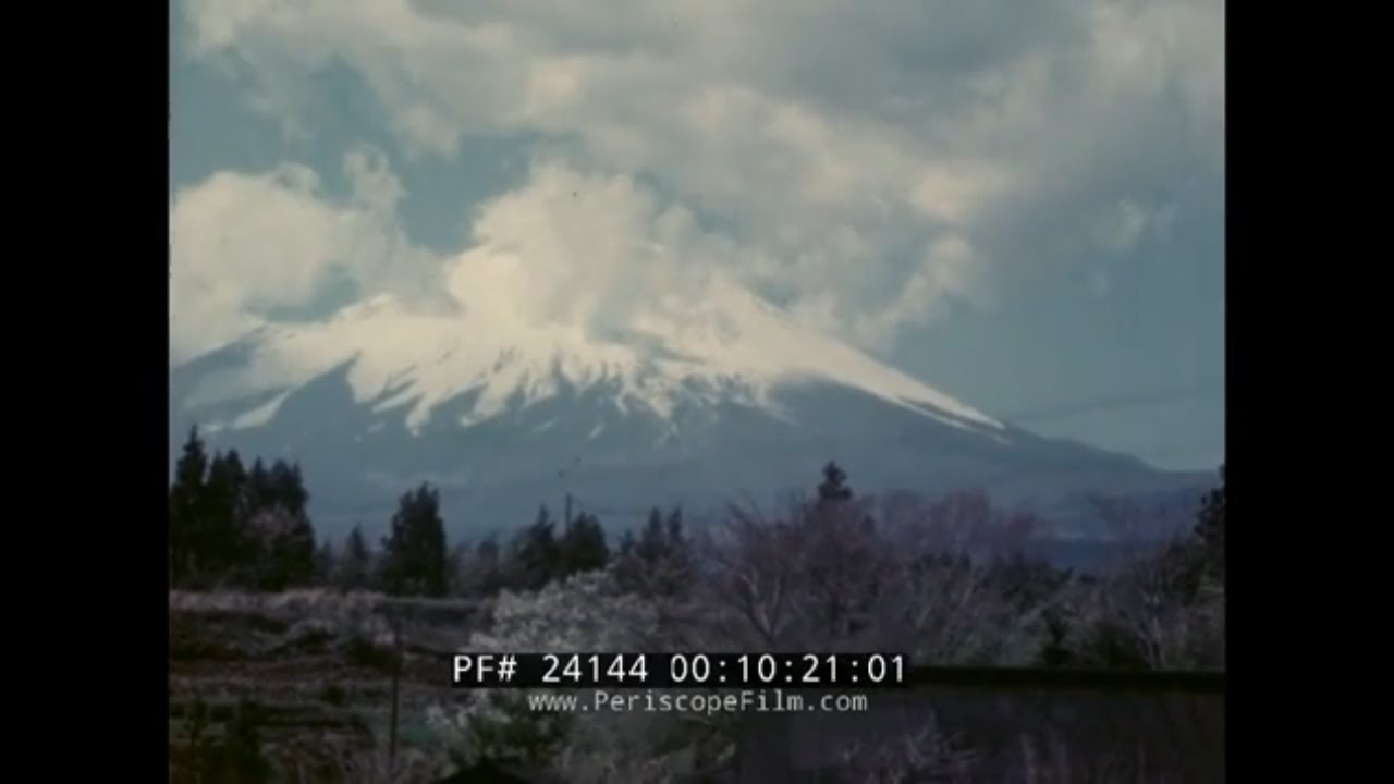 1952 HOME MOVIE  OCCUPIED JAPAN  KANAGAWA PREFECTURE   MT. FUJI  (SILENT FILM) 24144