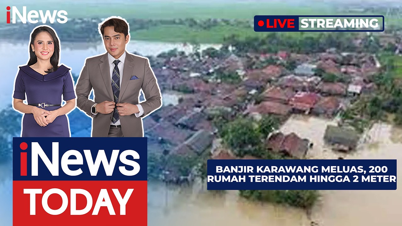 🔴LIVE | Banjir Karawang Meluas, 200 Rumah Terendam hingga 2 Meter | iNews Today 23/02
