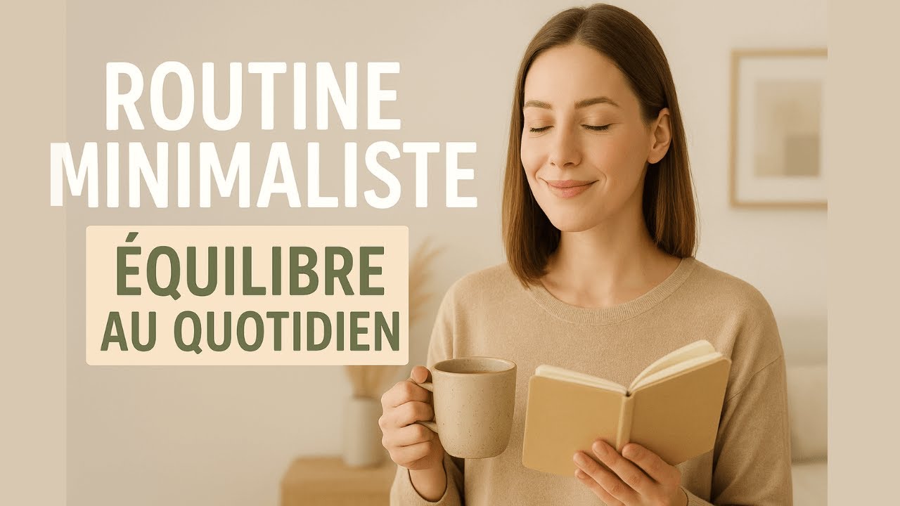 Minimalisme au quotidien  ma routine simple pour rester zen