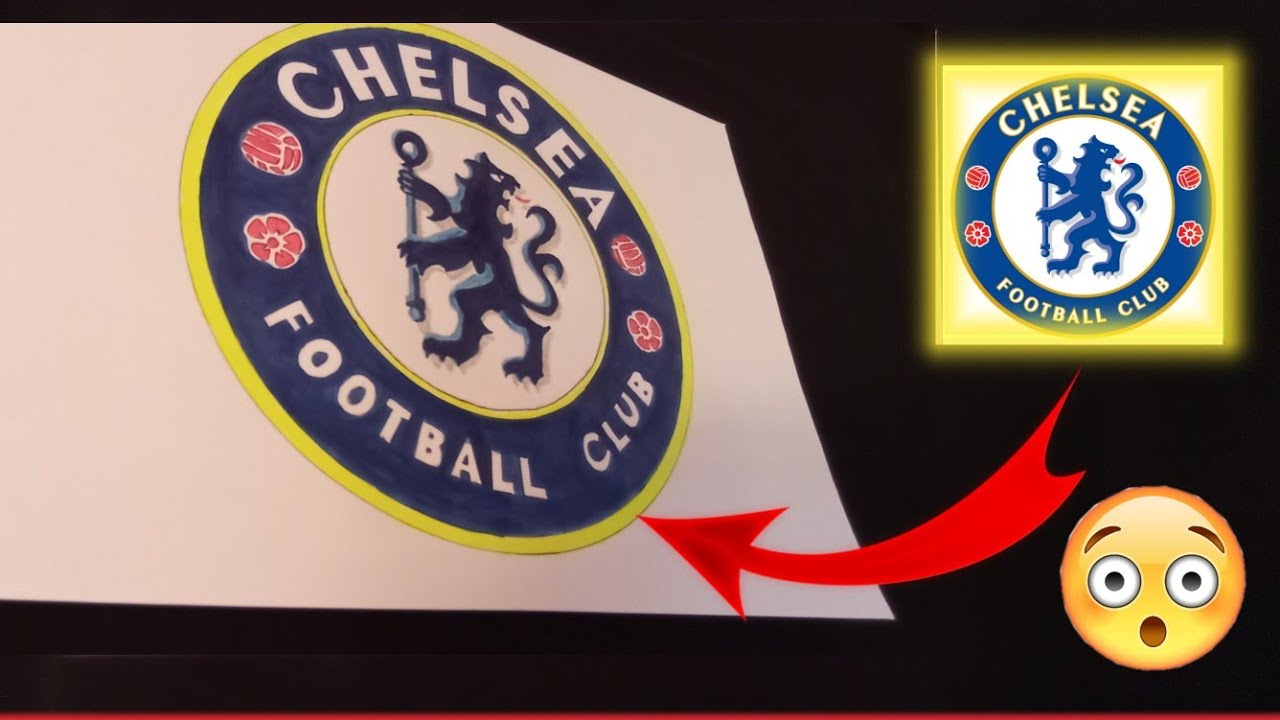Haw To Draw Logo Chelsa in the simplest way 🙌