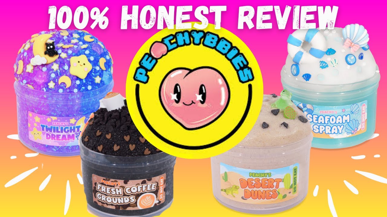 I TRIED A SAND SLIME FROM PEACHYBBIES!