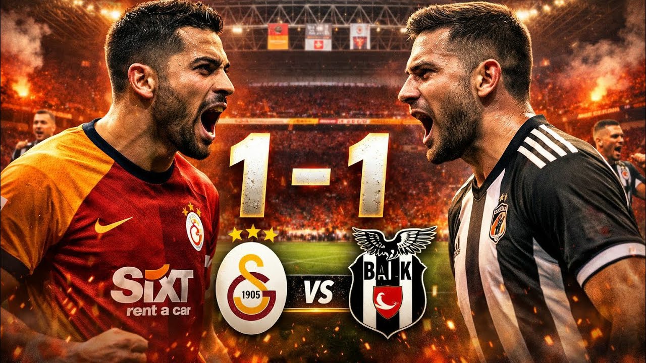 Galatasaray Deplasmanında Nefes Kesen Derbi! | 1-1 Büyük Mücadele 🔥⚽