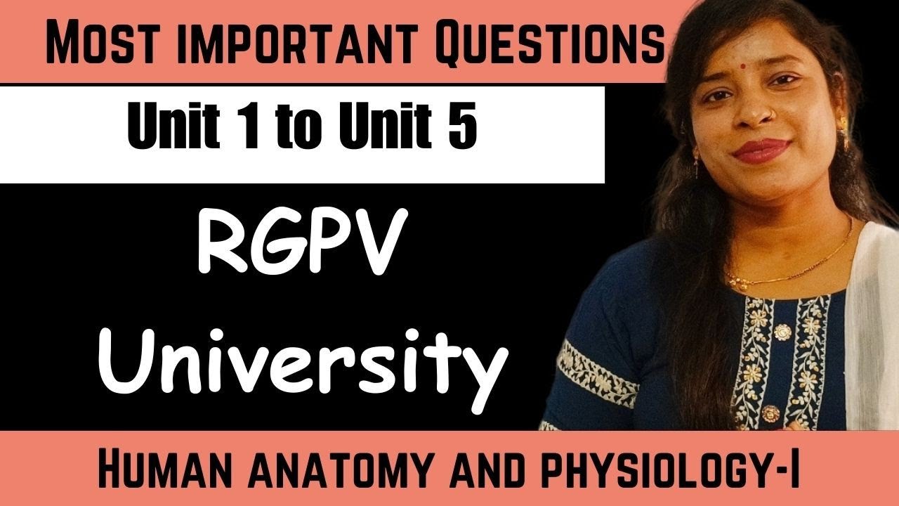 Most Important HAP Question | Human Anatomy & Physiology Question | B pharma 1st Year Imp Question