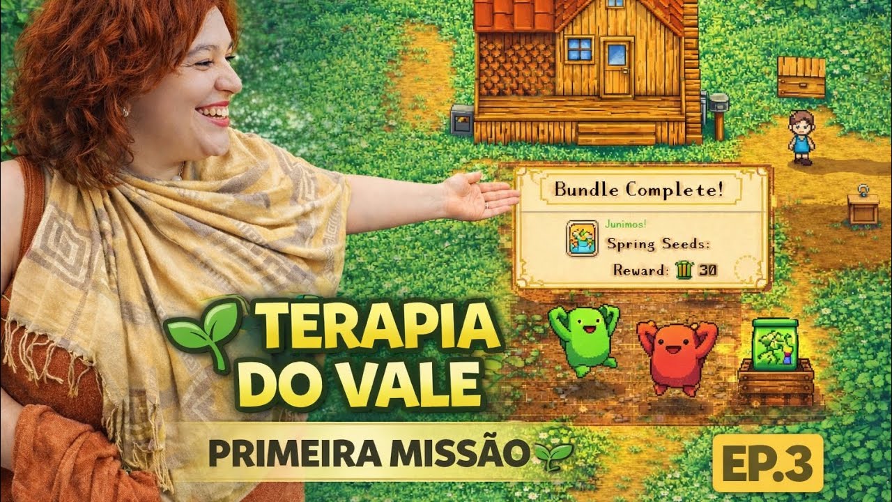 Nossa Primeira Missão no Vale! 🌿 | Stardew Valley – Terapia no Vale #3