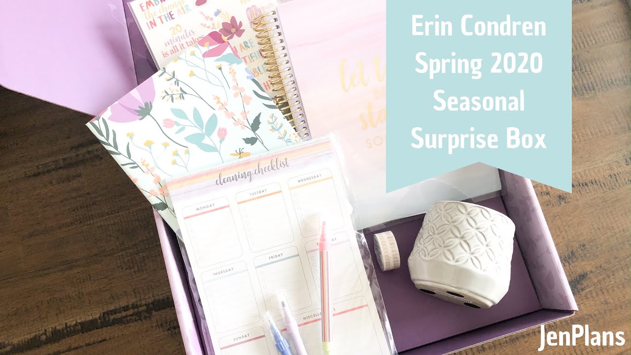 REVIEW | SPRING 2020 ERIN CONDREN SEASONAL SURPRISE BOX