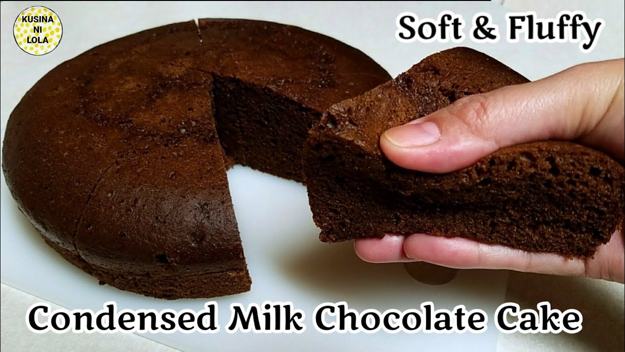 Steamed Condensed Milk Chocolate Cake Soft & Fluffy | No Mixer No Oven | Kusina ni Lola