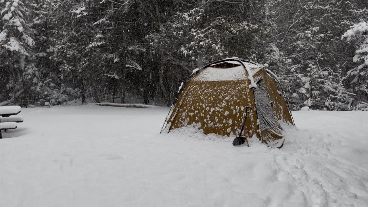 Solo winter camping at MacGregor Point Provincial Park