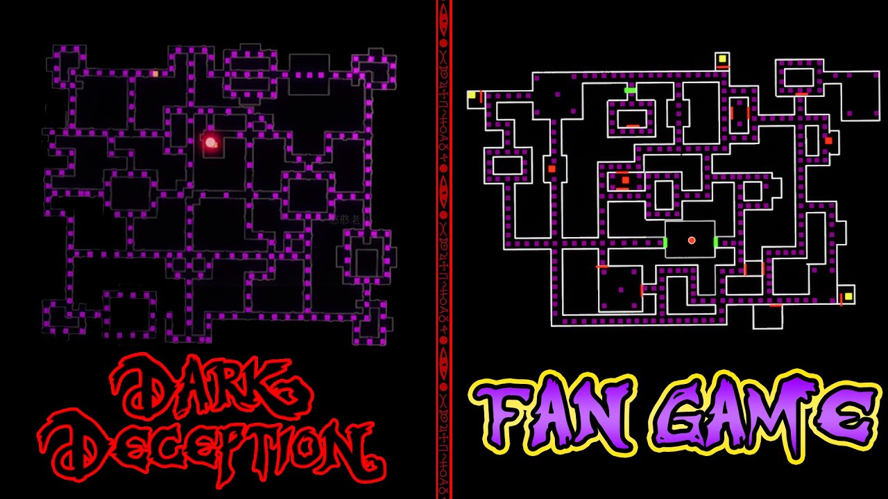 Dark Deception all maps | Original + Fan-games | 2019 ~ 2023/6/17