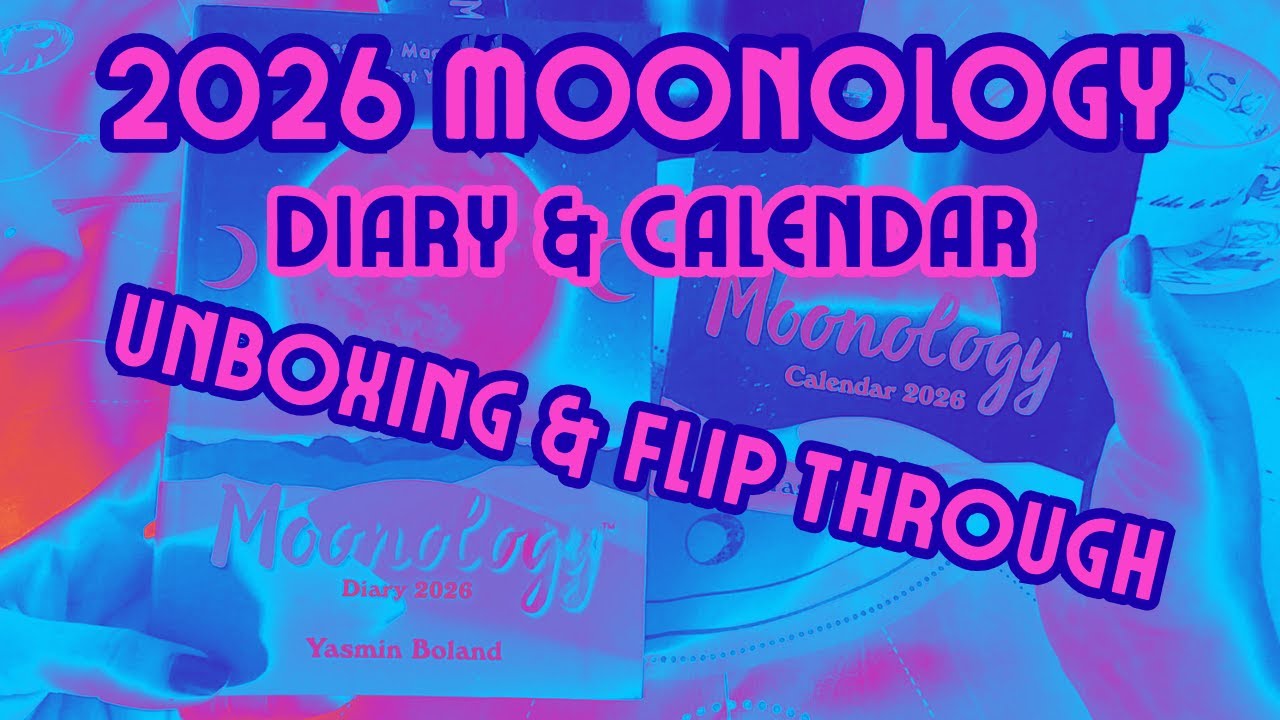 UNBOXING the 2026 Moonology Diary & Daily Calendar 🌙 | First Look and Flip Through!