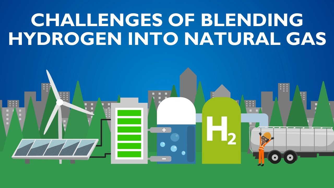 Challenges of blending hydrogen into natural gas