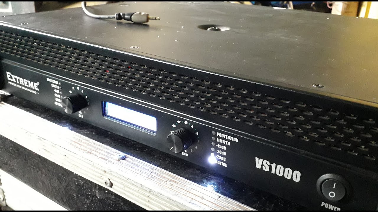 Perbaiki Power Amplifier Extrem vs1000 Protection.