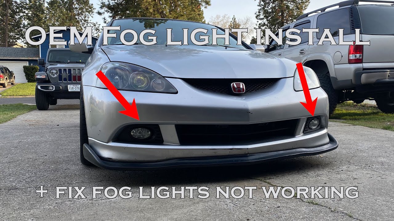 OEM Fog Lights for the RSX