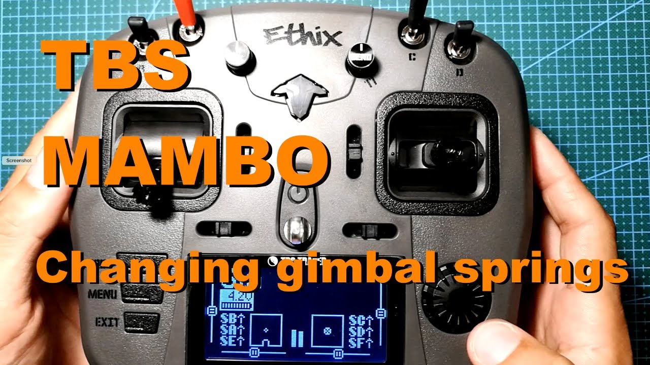 TBS Mambo. Changing gimbal springs