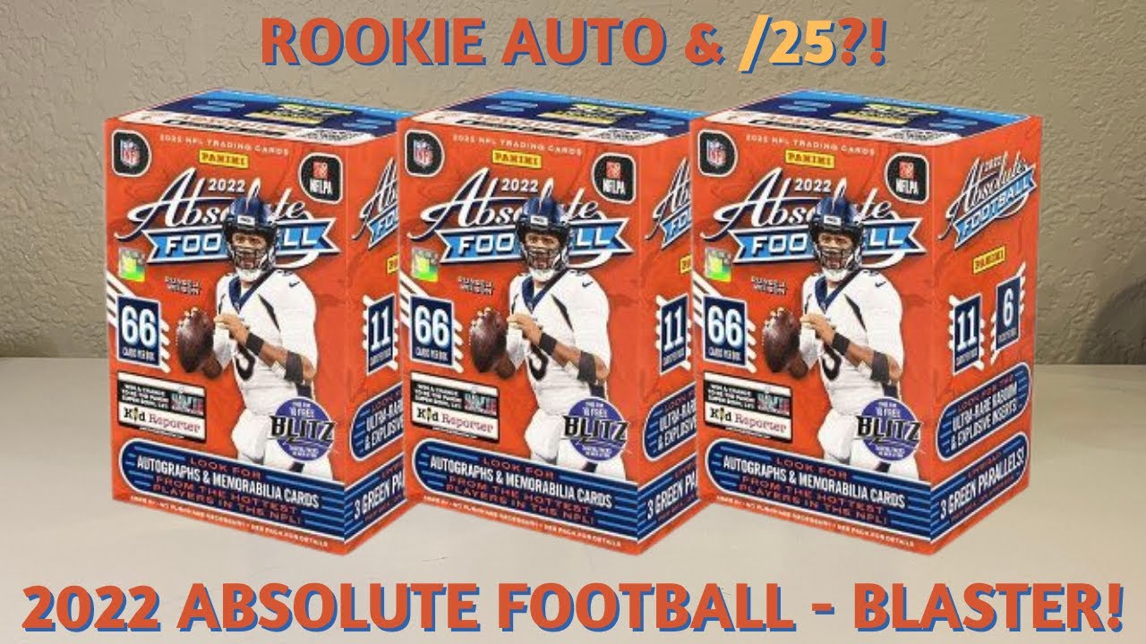 WE HAD A CRAZY BOX! - 2022 ABSOLUTE FOOTBALL BLASTER BOX!