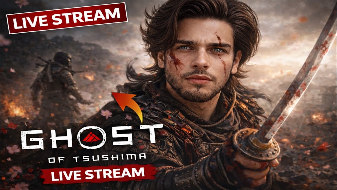 Ghost of Tsushima LIVE 🔥 | First Playthrough | Samurai Gameplay Hindi
