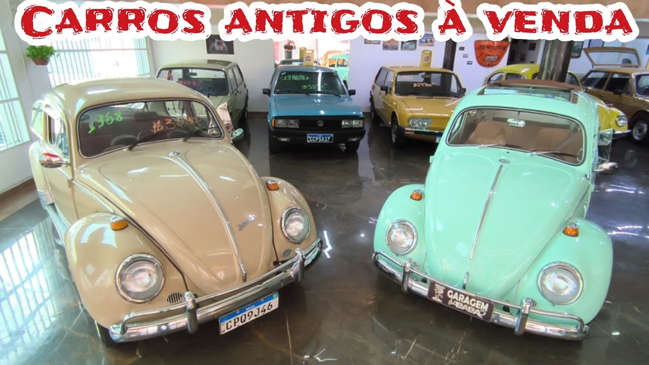 OLHA SÓ TODOS À VENDA FUSCAS E OUTROS CARROS ANTIGOS GARAGEM DO BABA2 #classiccars #aircooled #fusca