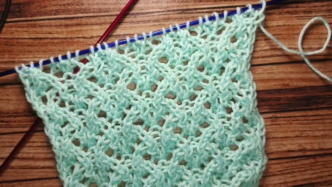 An ethereal lace knitting pattern