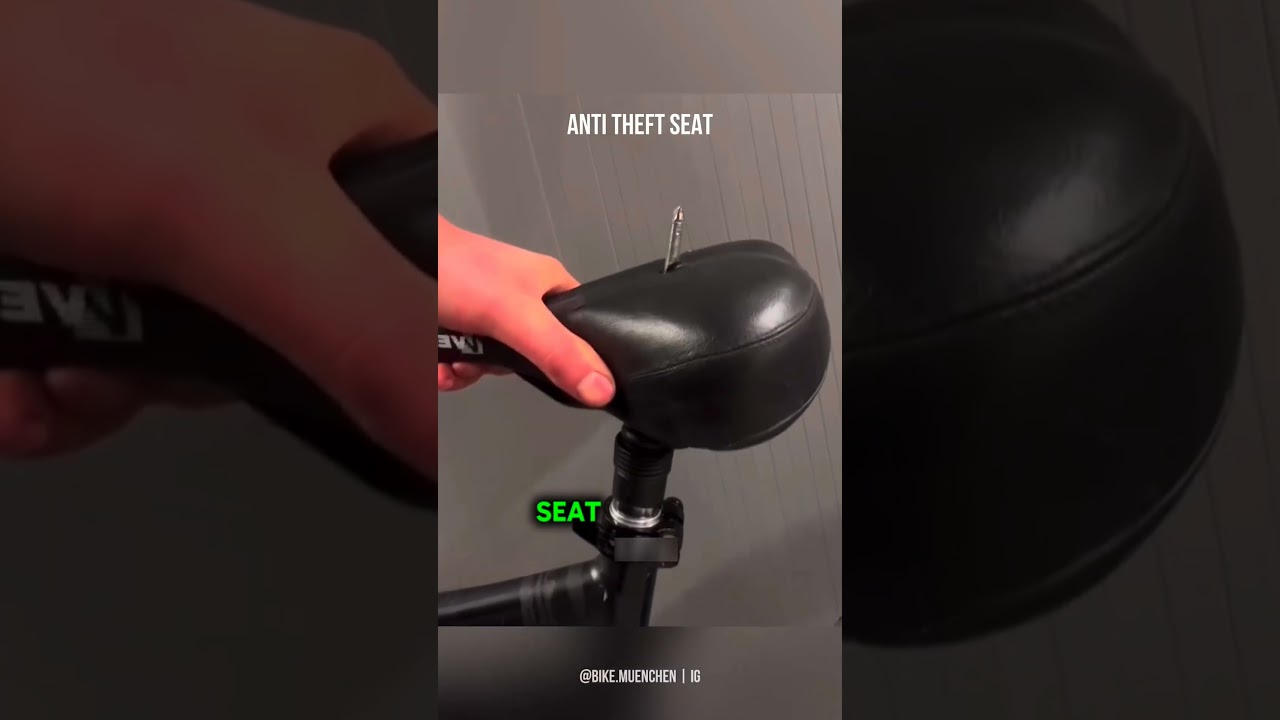 Anti-Theft Bike Seat! / #shorts #ytshorts