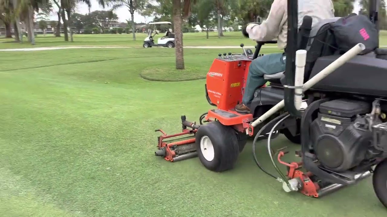 #7 edging bunker mowing approaches and collars