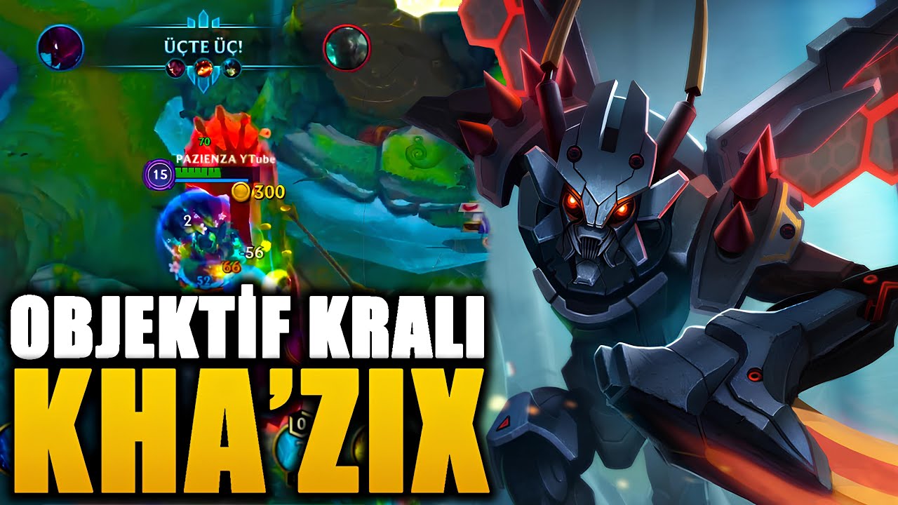 EN İYİ SOLOQ ŞAMPİYONU KHA'ZIX JUNGLE METADAN DÜŞMÜYOR WILD RIFT