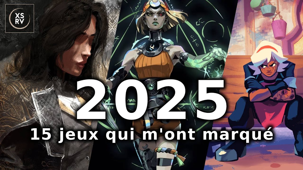 Les 15 jeux que je retiens de 2025, l'ann&eacute;e des 15 ans de la cha&icirc;ne !