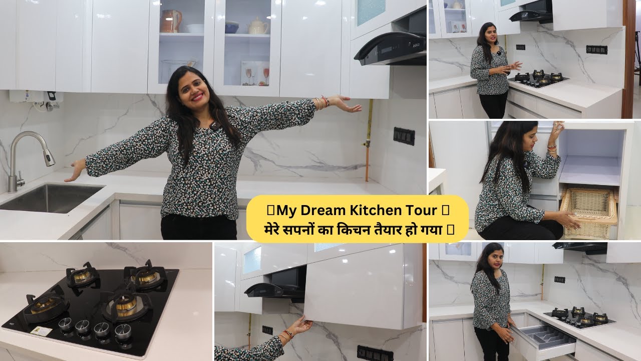 🧿My Dream Kitchen Tour 🧿 मेरे सपनों का किचन तैयार हो गया 💃 My New Full Kitchen Tour |